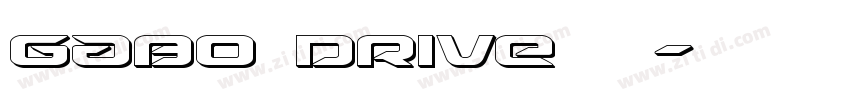 Gabo Drive 西方字体转换